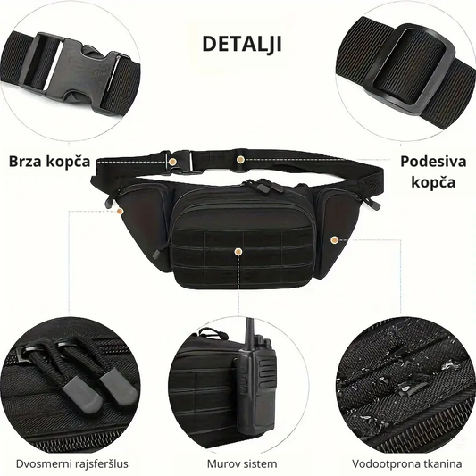 Taktička torbica za struk (Unisex)