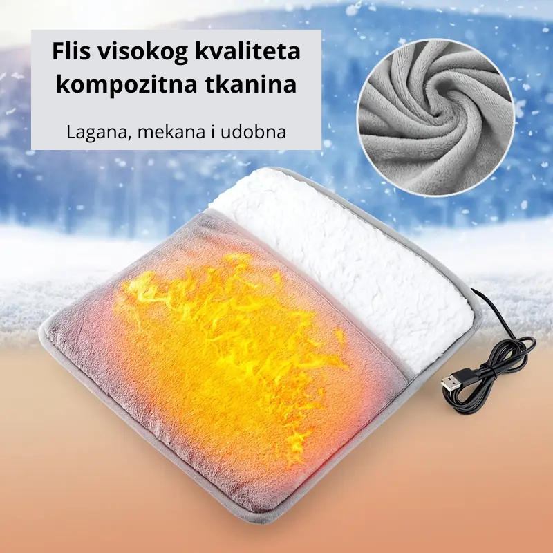 Topli jastuk sa konstantnom temperaturom 50–60°C za stopala