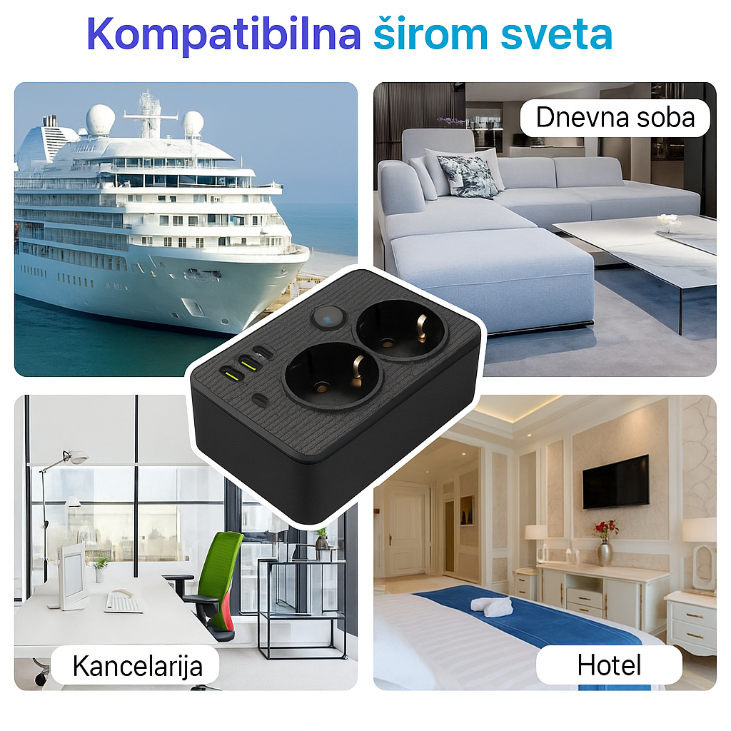 Produžni Kabl Smart 9 u 1 – Totalna Kontrola Punjenja!