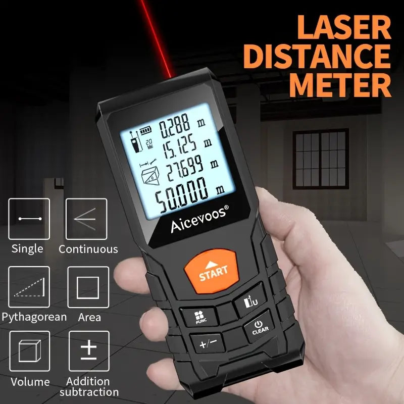 Laserski merač distance sa LCD ekranom