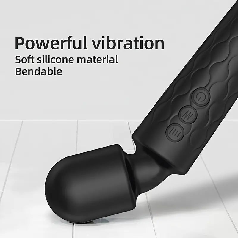 Magični vibrator wand sa fleksibilnom glavom