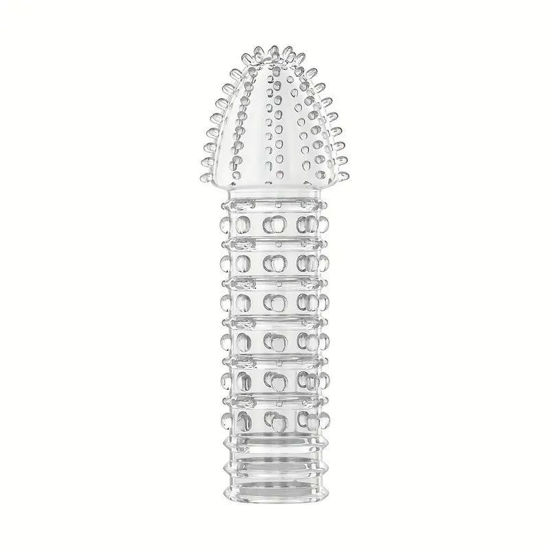 Navlaka za penis - bela pozadina, jasno vidljiv reljef