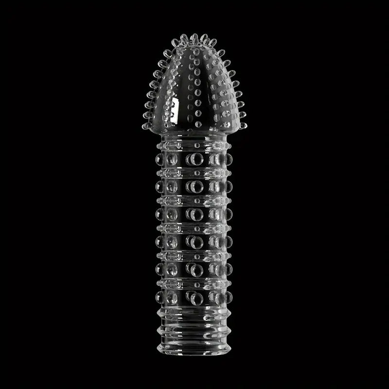 Navlaka za penis - crna pozadina, istaknuta tekstura