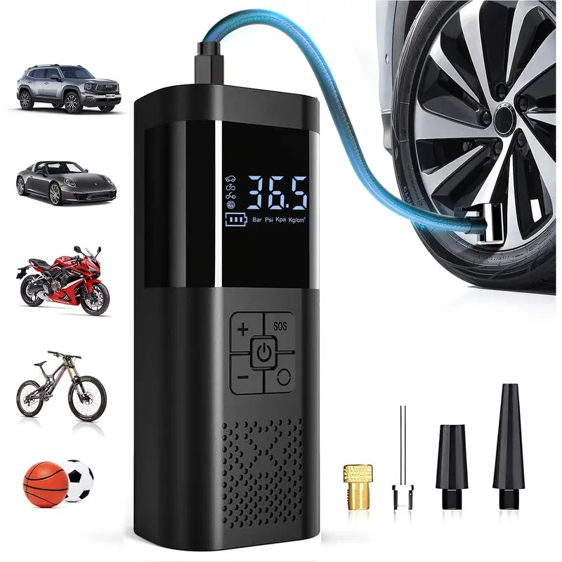Kompresor i pritisci po uređaju – auto, motor, bicikl, lopta