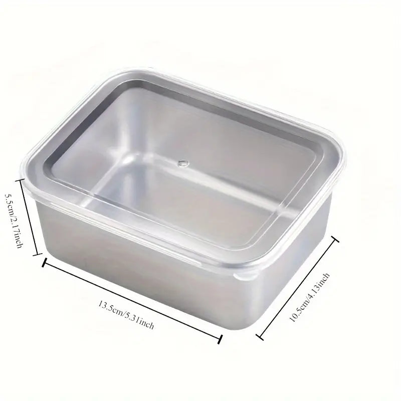 Dimenzije posude od nerđajućeg čelika – 13.5 x 10.5 x 5.5 cm