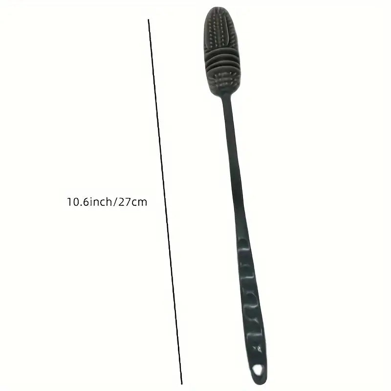 Silikonska četka za pranje flaša dužine 27cm, crna boja
