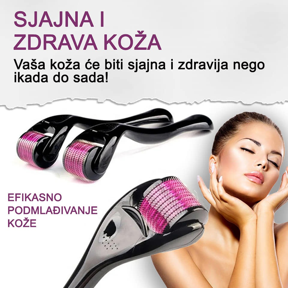 Mikroiglični dermaroller 1 mm – za kućnu upotrebu i anti-age tretman