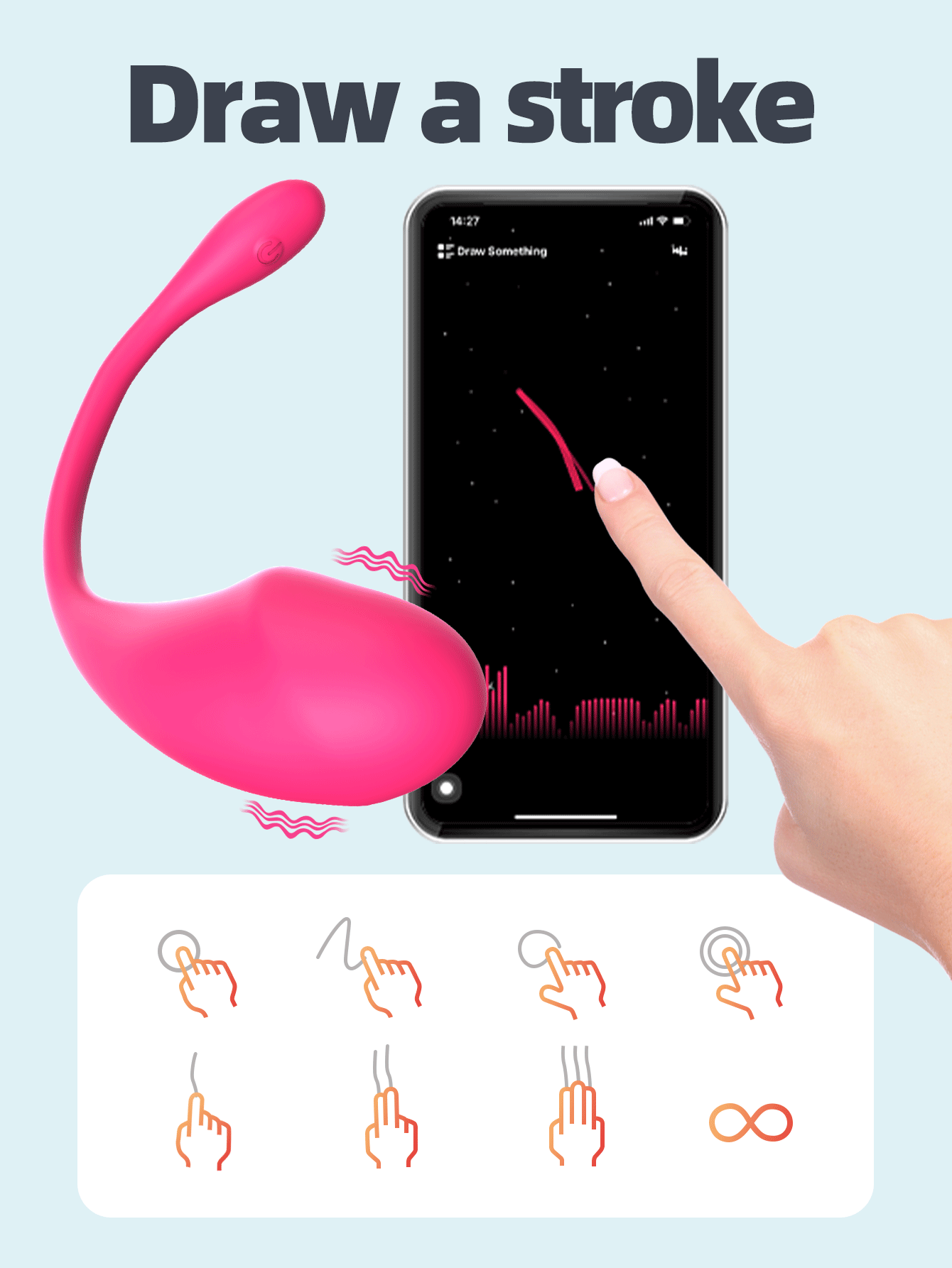 Pametni vibrator za žene sa upravljanjem putem aplikacije i interaktivnim modovima vibracije