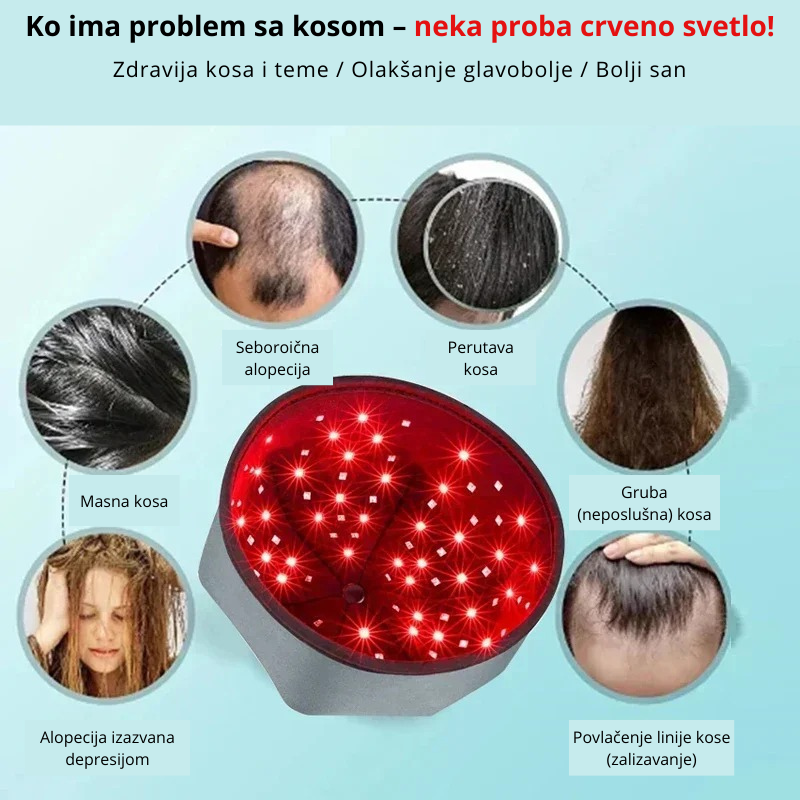 Infografik – problemi sa kosom koje rešava crveno svetlo


