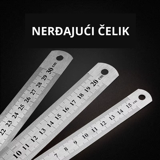 Precizni lenjir za merenje, nerđajući čelik
