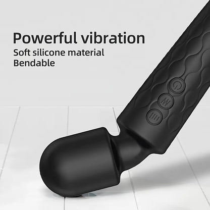 Magični vibrator wand sa fleksibilnom glavom
