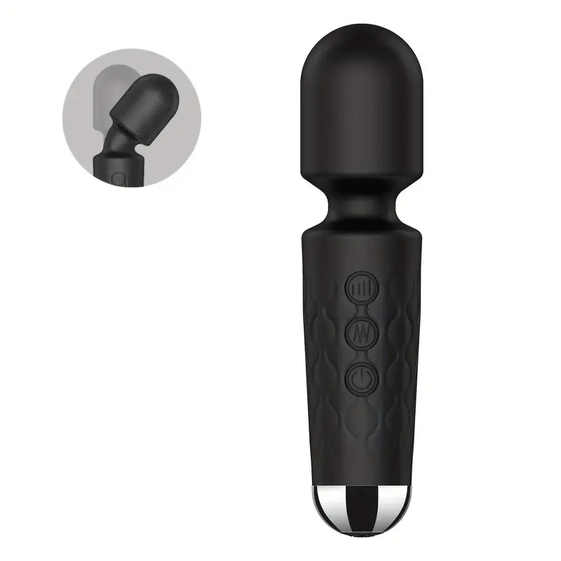 Mini crni magični vibrator wand