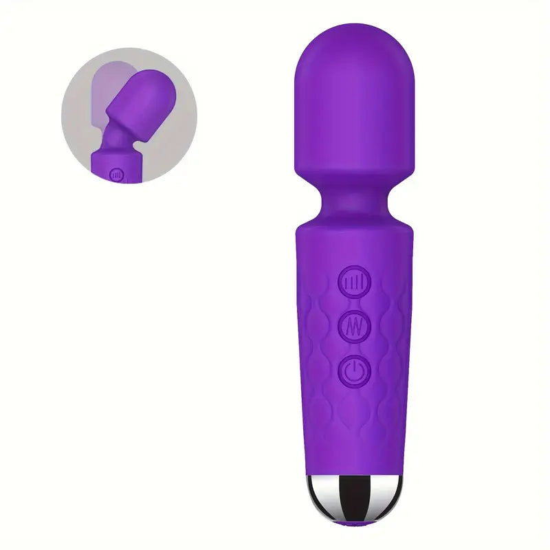 Mini ljubičasti vibrator wand