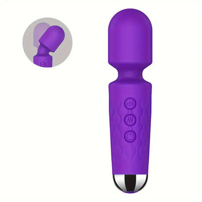 Mini ljubičasti vibrator wand