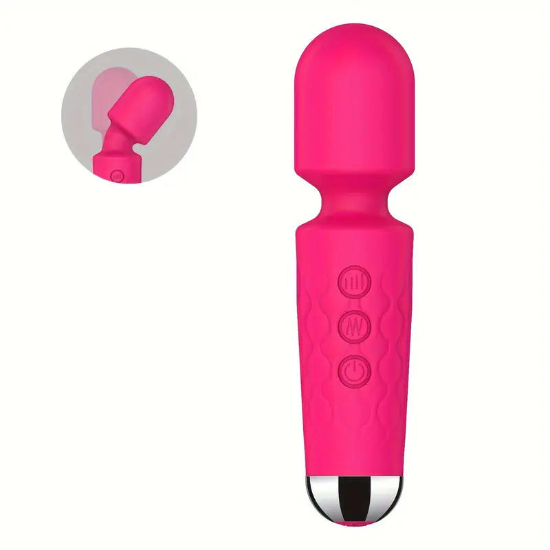 Mini pink vibrator wand
