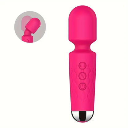 Mini pink vibrator wand