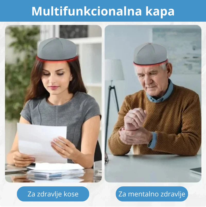 Multifunkcionalna kapa za rast kose i mentalno zdravlje

