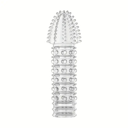 Navlaka za penis - bela pozadina, jasno vidljiv reljef