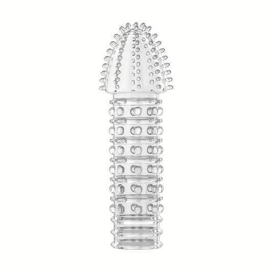 Navlaka za penis - bela pozadina, jasno vidljiv reljef