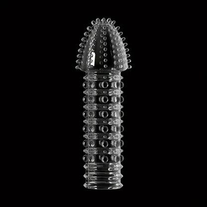 Navlaka za penis - crna pozadina, istaknuta tekstura