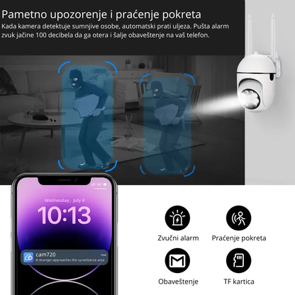 Detekcija uljeza sa alarmom i notifikacijom