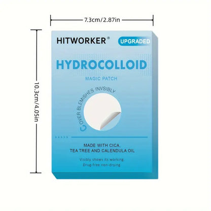 Dimenzije pakovanja flastera protiv bubuljica – 7.3x10.3 cm