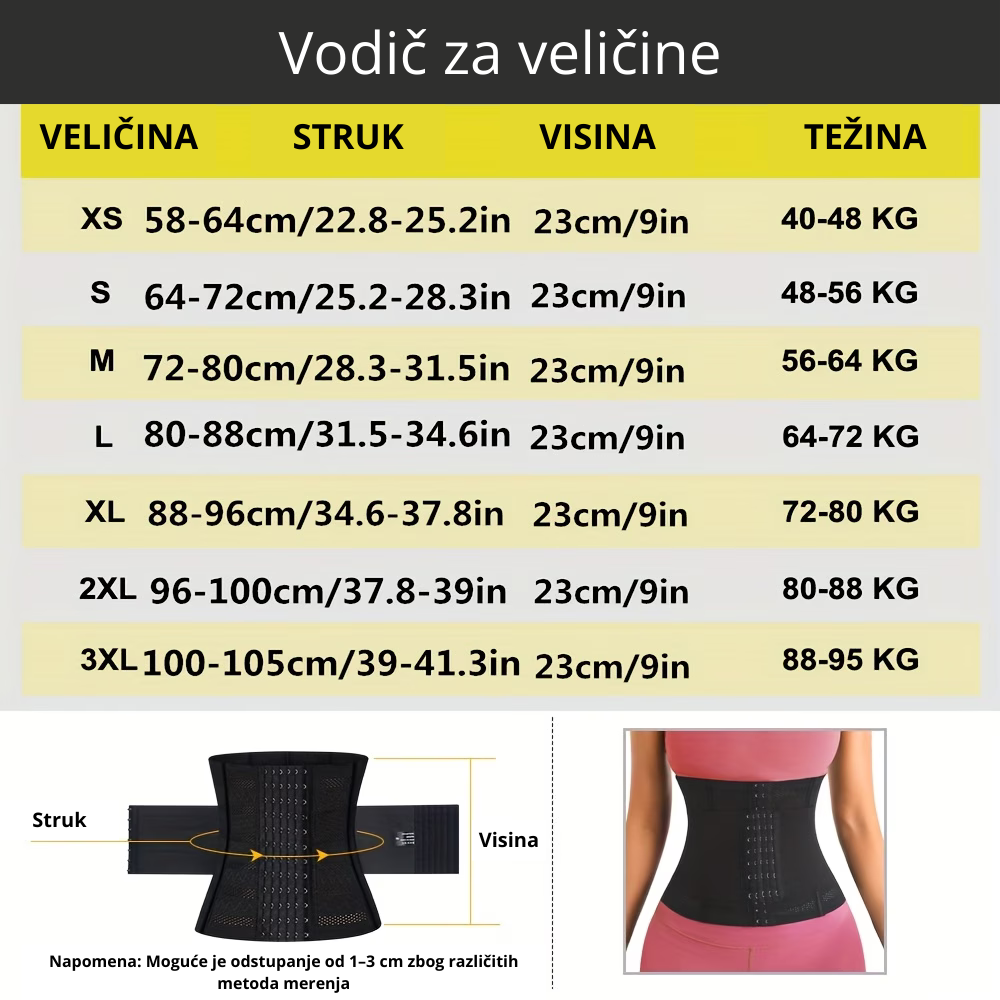 Steznik za oblikovanje struka – Istakni figuru i zategni stomak